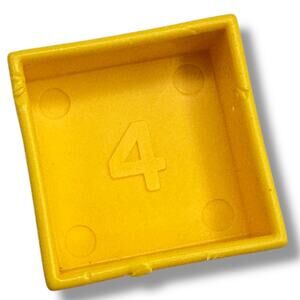 Vintage Tupperware Tuppertoys Sorter # 4 Square Replacement Block